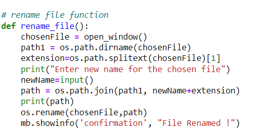 Create File Manager in Python using Tkinter