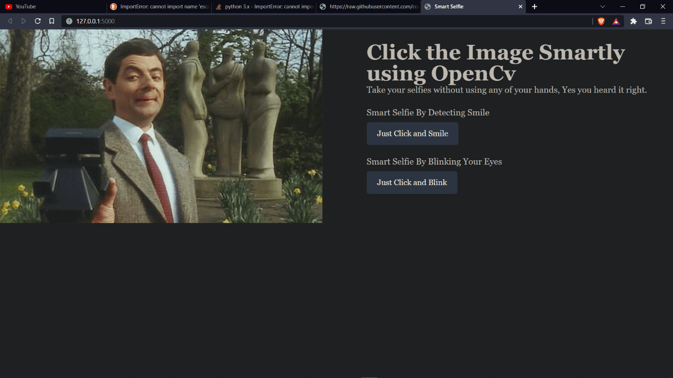 Click the Image Smartly using OpenCV