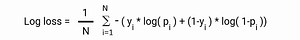 Log_Loss formula