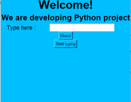 Typing Speed Test In Python